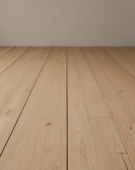 Naklejka premium Beige wooden textured flooring background