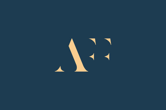 AFF abstract letter logo design. This logo is designed by three abstract letters.