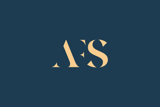 AFS abstract letter logo design. This logo is designed by three abstract letters.