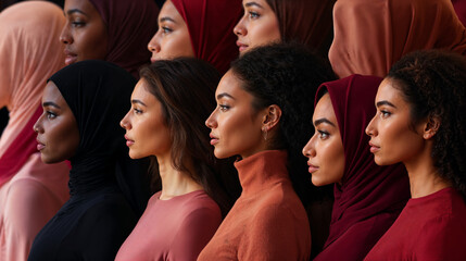 Fototapeta premium Celebrating unity and diversity on Women's Day.