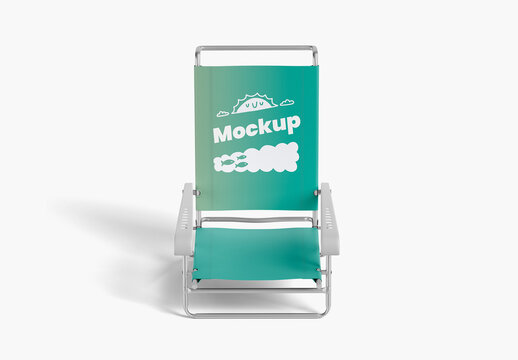 Beach Chair Mockup - Front View