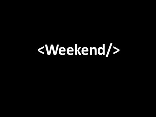 Obraz premium Weekend