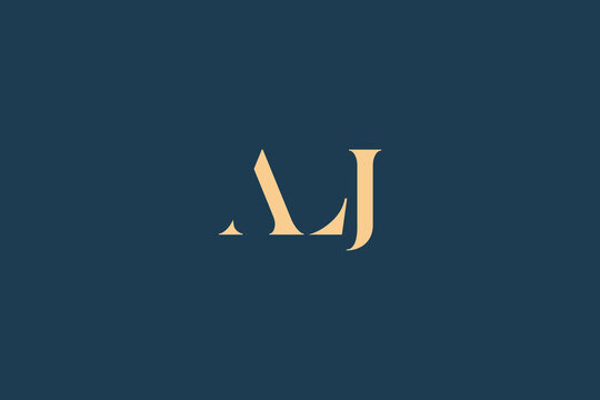ALJ abstract letter logo design. This logo is designed by three abstract letters.