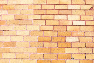 Obraz premium Brick wall with red brick,old vintage brick wall,Abstract of brick wall for background,Copy text space.