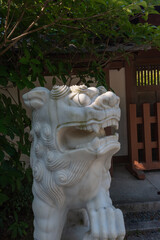 Close Up Of The Statue At The Ingress Of The Big Buddah Statue In Tokio