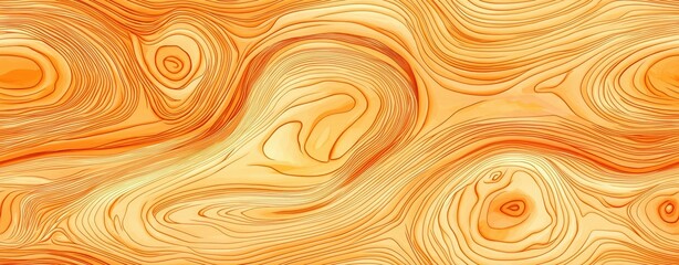 Abstract Wood Grain Texture Natural Orange Wood Background