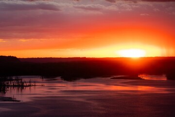 Obraz premium sunset over the sea