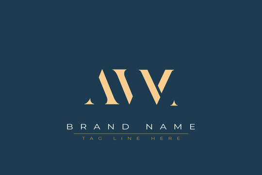 AVM abstract letter logo design. This logo is designed by three abstract letters.