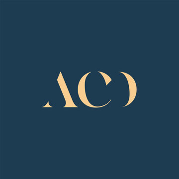 ACD abstract letter logo design. This logo is designed by three abstract letters.