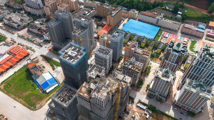 Boten Special Economic Zone view of the city
