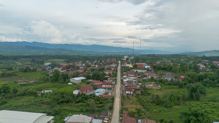 View of the city of the city Northern of 
Laos