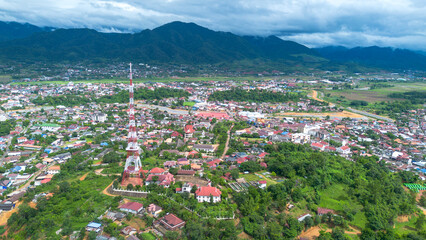 View of the city of the city Northern of 
Laos