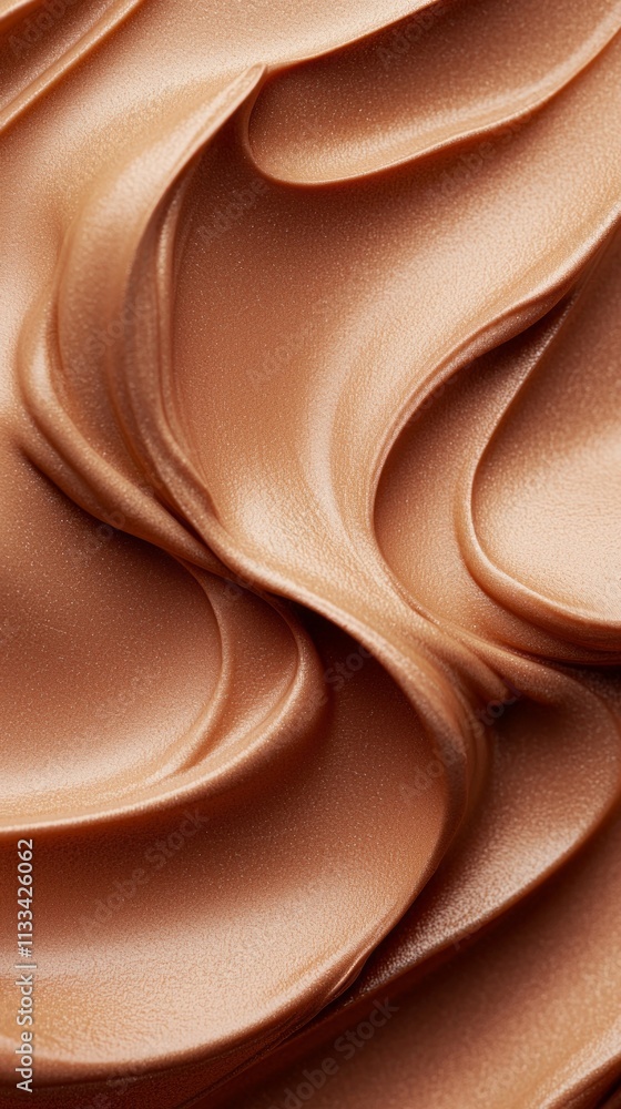 Poster captivating swirls of a warm, creamy texture showcase a harmonious blend of earthy tones and glossy 