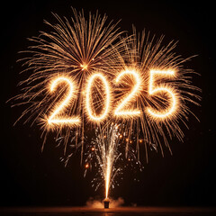 new year 2025 fireworks celebrate