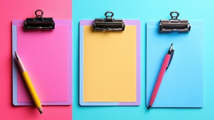 Colorful Checklist Clipboard for Portrait Planning