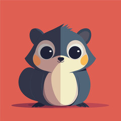 Obraz premium Squirrel illustration for motion graphics