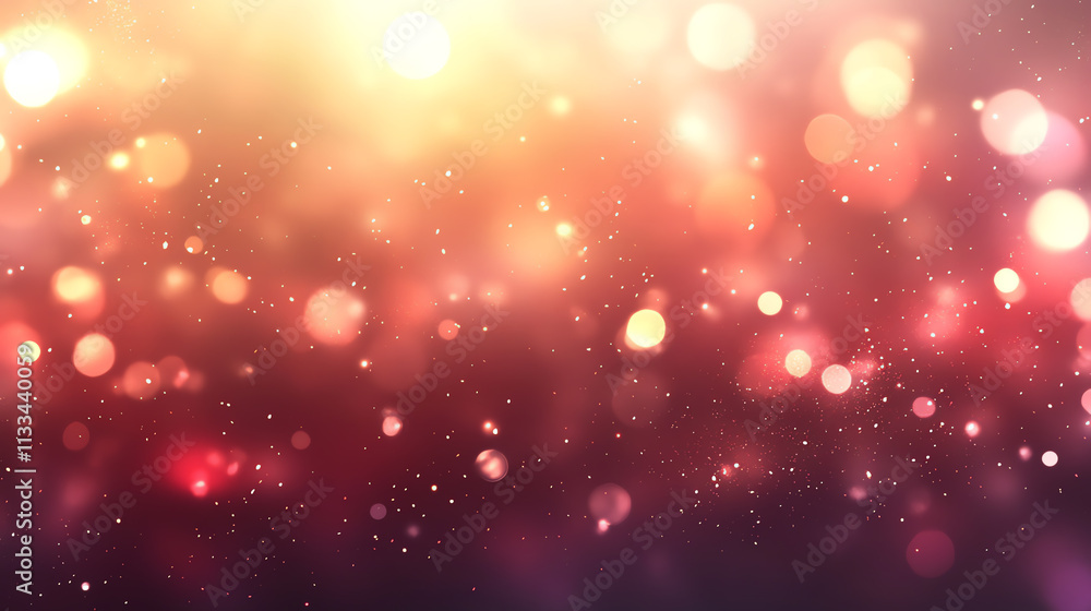 Aufkleber abstract background featuring soft bokeh lights in warm colors, perfect for design projects.