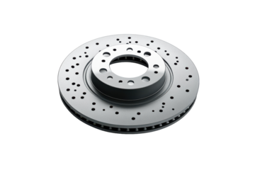 Durable Van Brake Disc for Reliable Stopping Power with Isolated Background with isolated on transparent background