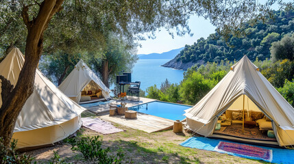  Luxurious Glamping Site by the Sea