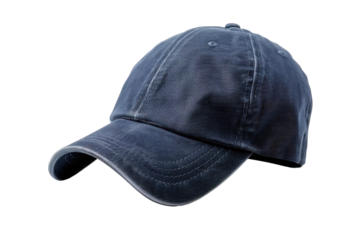 Stylish Sports Cap with Embroidered Logo with Isolated Background with isolated on transparent background