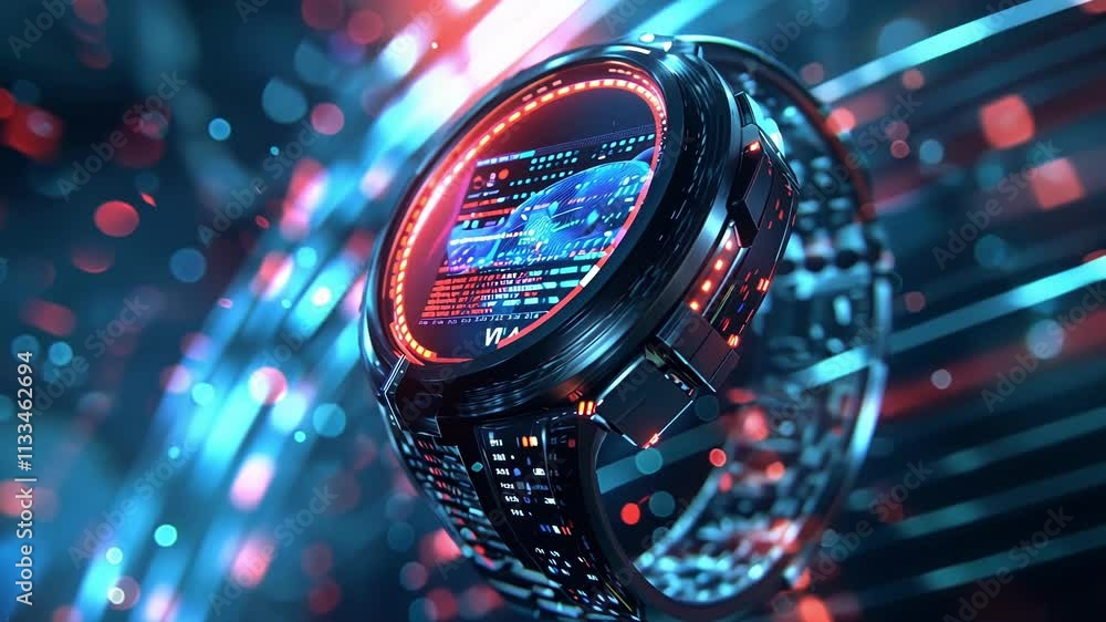 Poster equipped with advanced sensors and 5g connectivity this wearable watch can detect falls and send an 