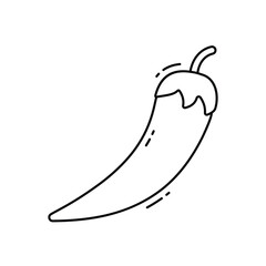 Chili vector icon