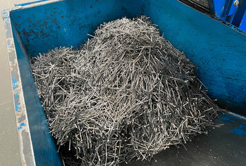 close up photo of metal, iron or steel waste materials.