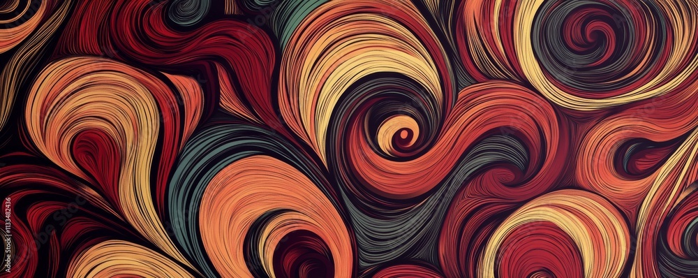 Poster dynamic swirl abstract background pattern design.