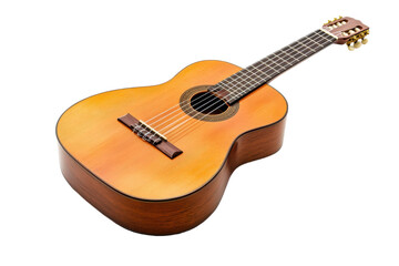 Traditional Spanish Guitar with Elegant Design and Rich Sound with isolated on transparent background
