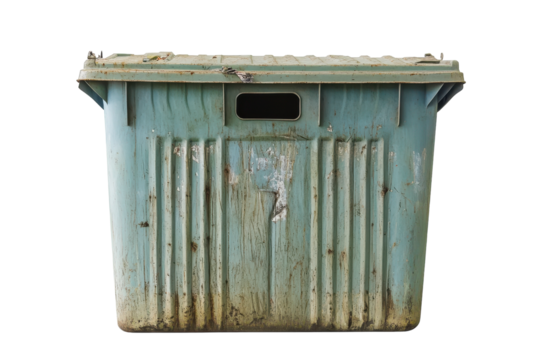 Modern Trash Bin Featuring Ventilation System to Reduce Unpleasant Smells with isolated on transparent background