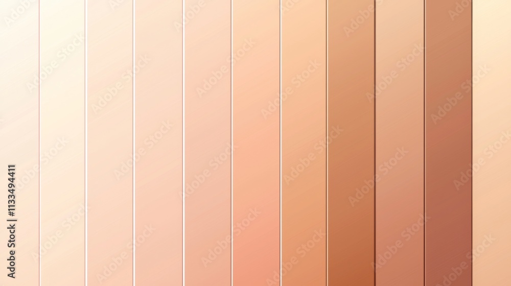 Poster vertical bands of orange and beige create a smooth gradient effect, forming an abstract pattern idea