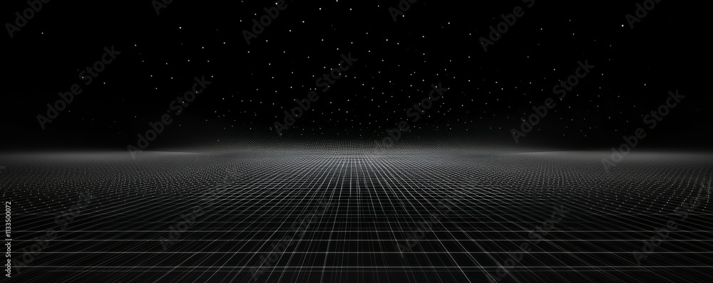 Poster grid from corners and particles.