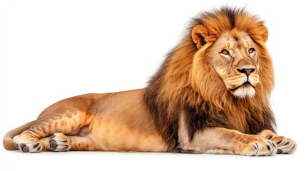 Majestic African Lion Resting: A Stunning Portrait