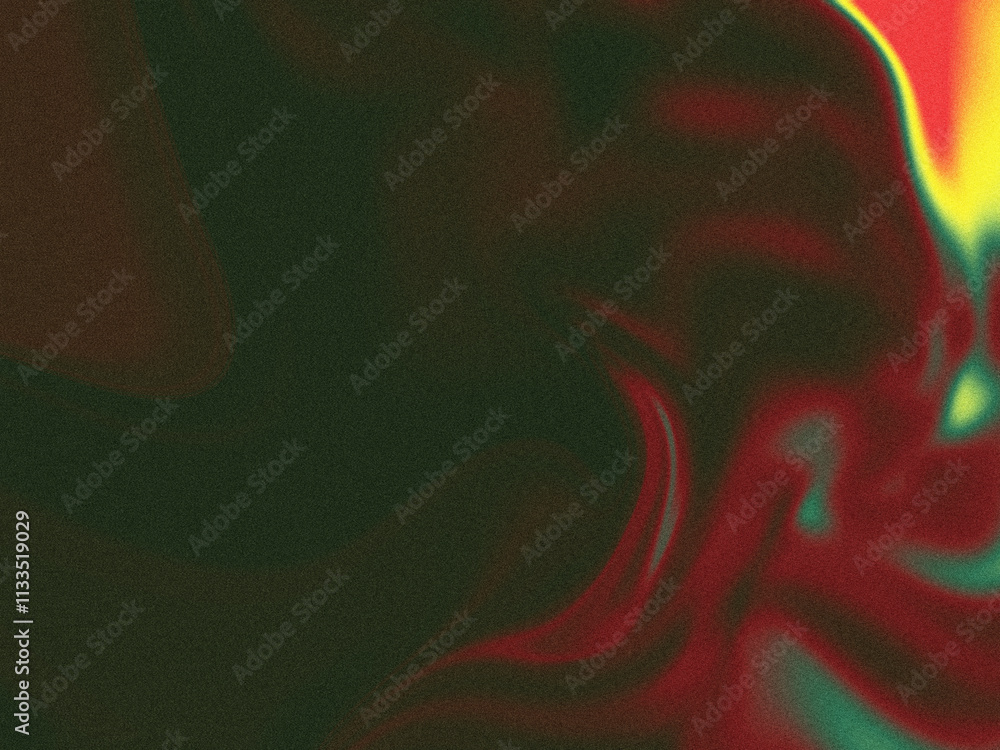Aufkleber abstract blurred grainy gradient background texture. colorful digital grain dust soft noise effect p