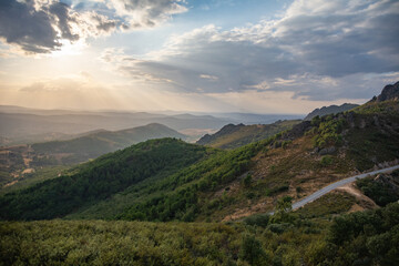 Fototapeta premium Geoparque Villuercas Ibores Jara