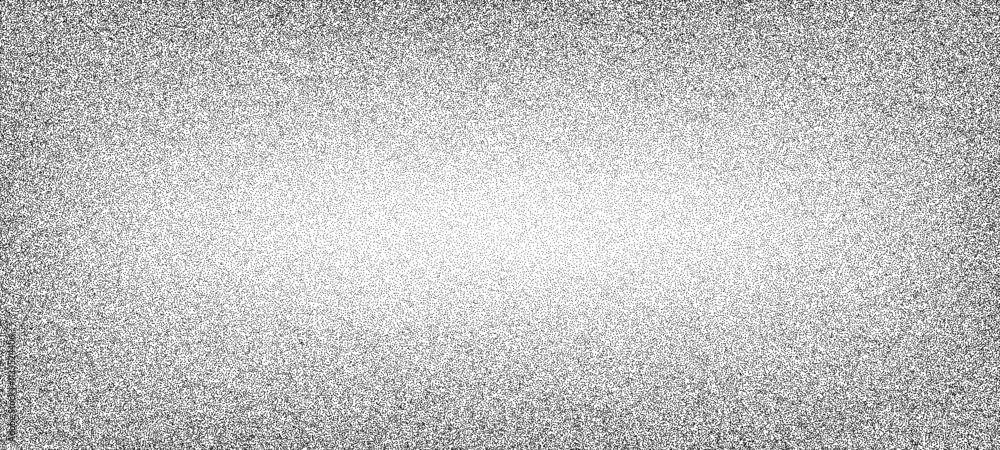 Poster noise vignette gradient texture. dotwork black stippled gradient background. noise halftone gradient