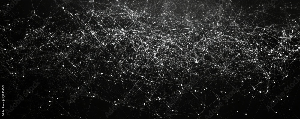 Poster abstract background of network lines connection