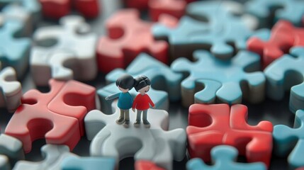 puzzle, business, solution, teamwork