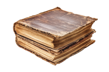 Encyclopedia Book Isolated on Transparent Background