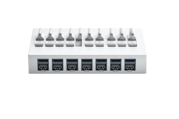Ethernet Switch Isolated on Transparent Background