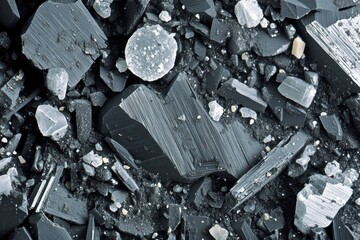 Intricate Mineral Structures: A Geological Close-up
