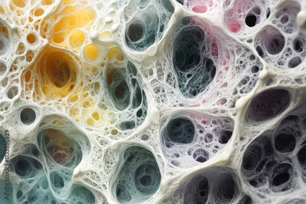 Poster intricate abstract pattern design