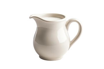 Revisiting the Rustic Beauty of Old-Fashioned Milk Jugs isolated on transparent background