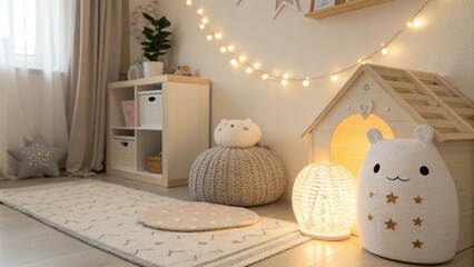 gentle lighting from hidden fixtures creates a warm and inviting atmosphere.