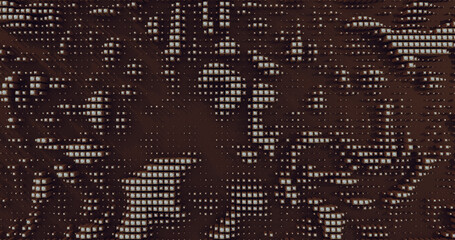 Abstract Geometric Pattern Dark Red Black and White Background With Cubes and Spheres