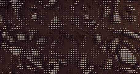 Abstract Geometric Pattern Dark Red Black and White Background With Cubes and Spheres