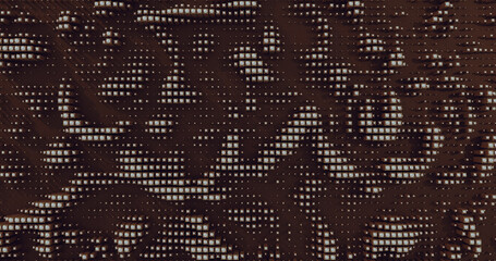 Abstract Geometric Pattern Dark Red Black and White Background With Cubes and Spheres