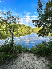 lake in the mountains