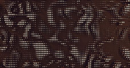 Abstract Geometric Pattern Dark Red Black and White Background With Cubes and Spheres