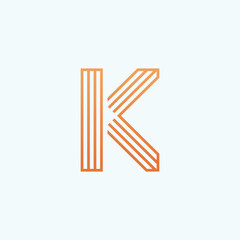 K Letter Logo Design